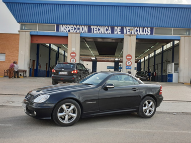 Mercedes SLK from Cadiz passes test first time in Murcia Mercedes SLK at ITV
